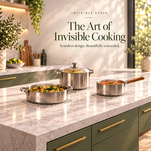 Snifz SZ-Invisible Hob – Invisible Induction Stove Under Marble Countertop