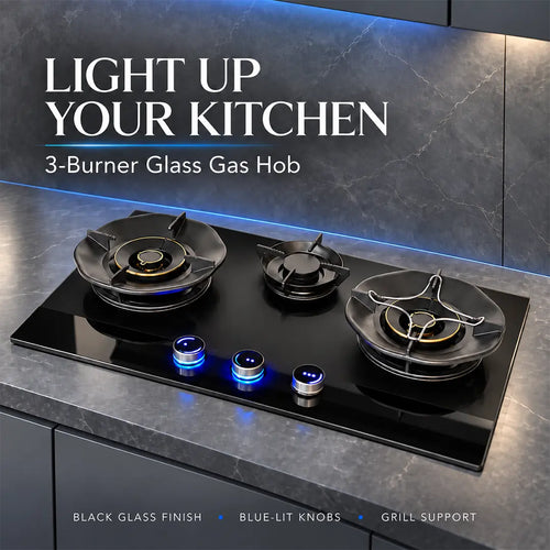 Snifz Smart Twist – 3 Burner Digital Gas Hob