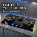 Snifz Smart Twist – 3 Burner Digital Gas Hob