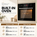 Snifz built-in electric oven for baking and roasting