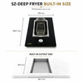 Snifz SZ-Deep Fryer – Built-In Electric Deep Fryer